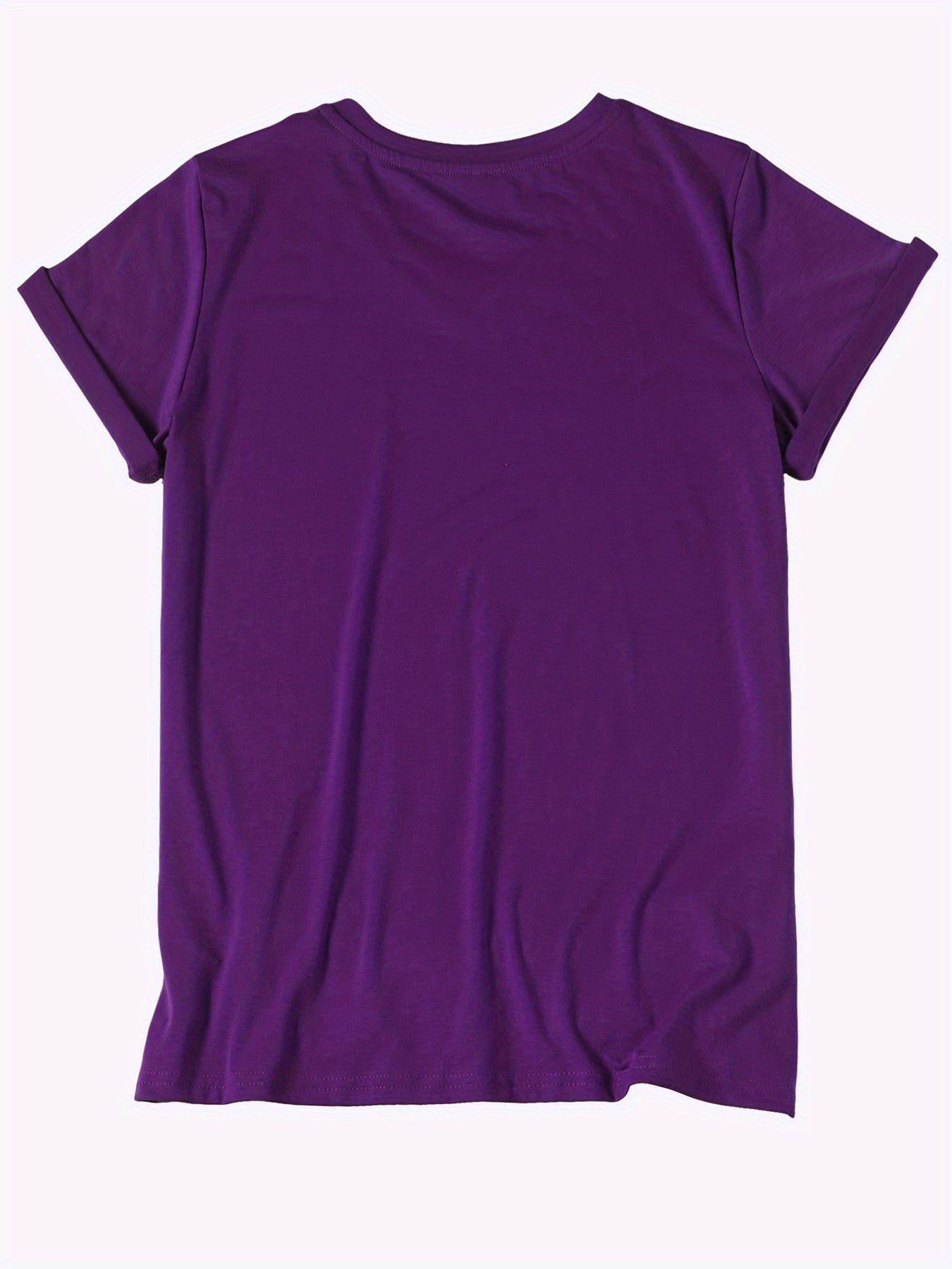May Be Late Fashion V-Neck T-Shirt - Lightweight & Breathable Short Sleeve Top for Women - Casual Summer & Spring Wear with Trendy Print