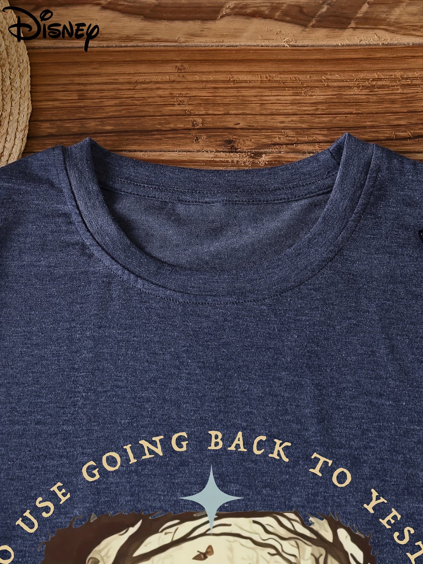 [Vintage Alice Tee] Vintage Lightweight Alice in Wonderland Graphic Tee | Casual Short-Sleeve Shirt with Storybook Design, Everyday Comfort, Machine Washable Polyester, Spring/Summer/Fall Wear