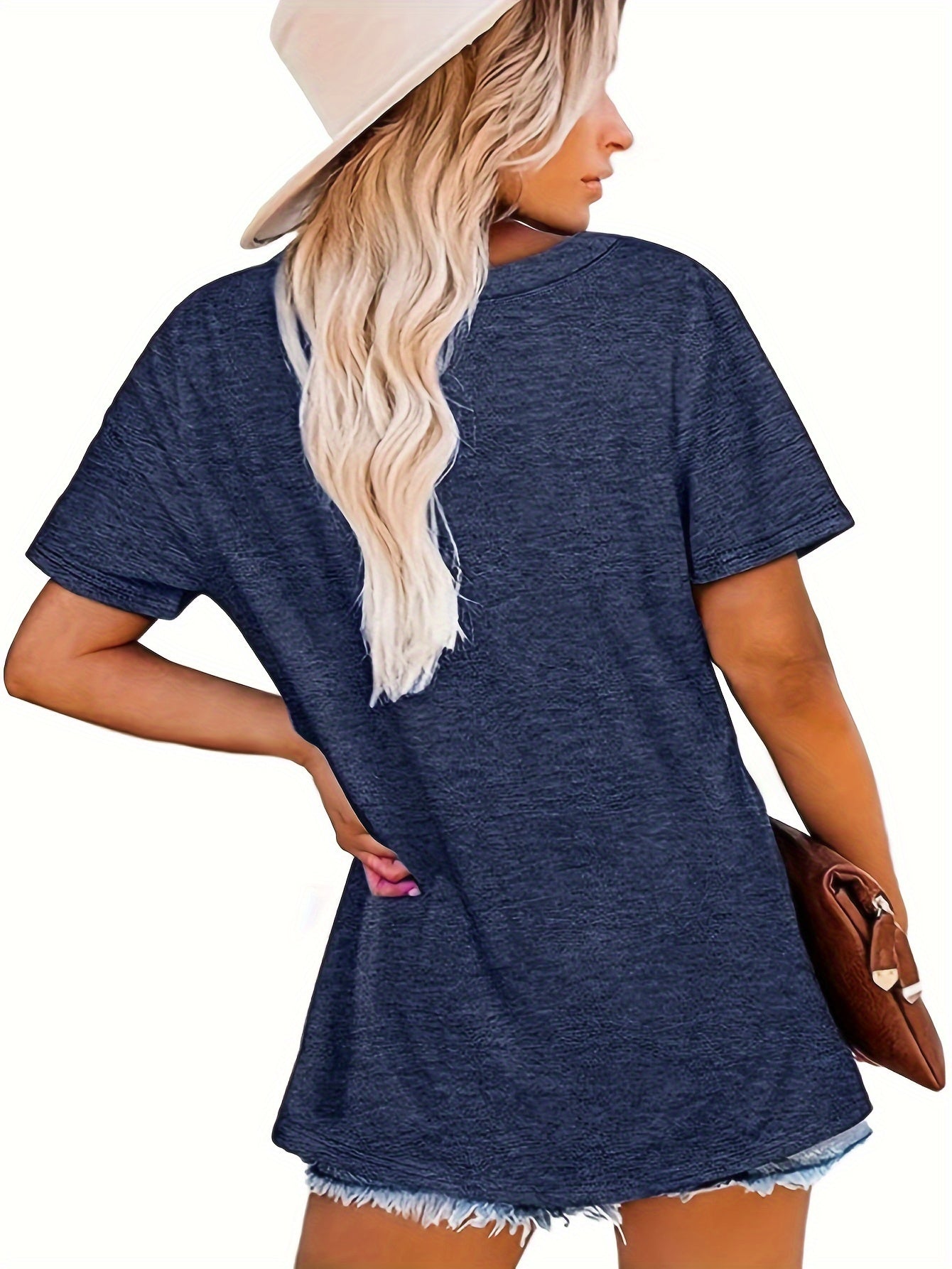 1pc Women'S Plus Size Casual Crew Neck T-Shirt with "Treat Dealer" Print, Polyester Knit Fabric with Slight Stretch, Alphabet Pattern, All-Season Comfort